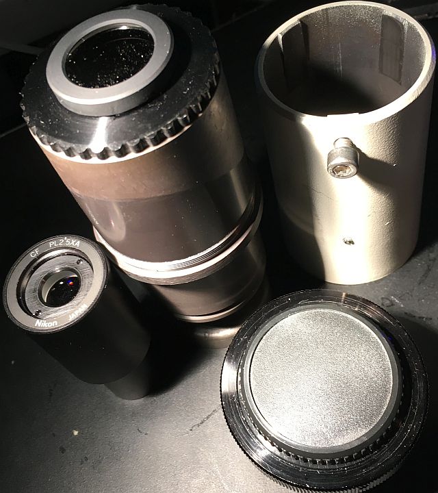CF PL photo lens and type T chimney